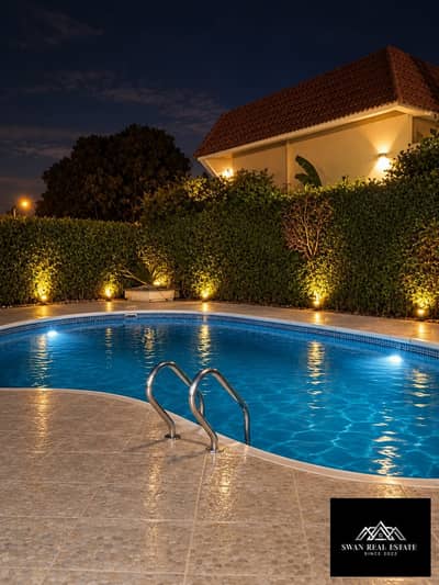 Luxury Furnished Villa for Rent in Al Rabwa, Sheikh Zayed | 4 BRs, Private Pool & Garden | Prime Location Near Arkan Plaza, ZED Park & Hyper One /175K
