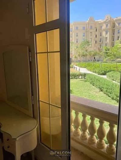 Corner 3-bedroom apartment for sale in New Garden City, New Capital. Available for purchase via cash or installment plans. Features an excellent desig