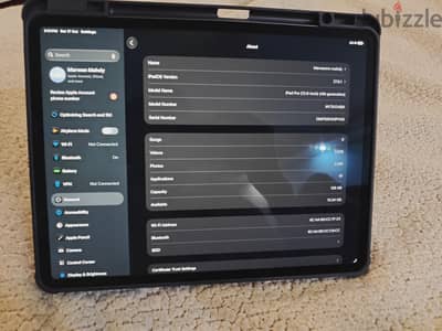ipad pro 12.9 inch 4th gen wifi only 128gb with case and box