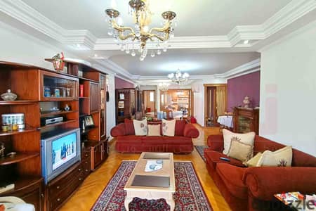 Apartment for sale, 195 sqm, in Roushdy – Abdel Hamid El-Abbadi Street (with completely unobstructed views).