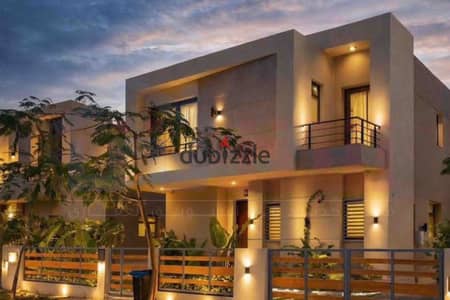 Stand-alone villa with a basement for sale, featuring 427 sqm of built-up area on a 392 sqm plot, located in the Palm Hills Alexandria