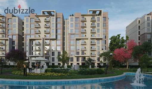 Pay your apartment installment in the administrative capital over 12 years. Ground floor with garden at a bargain price and a distinguished location in Canyon 8 compound.