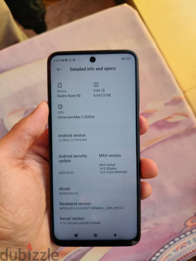 Xiaomi Redmi Note 9s 5