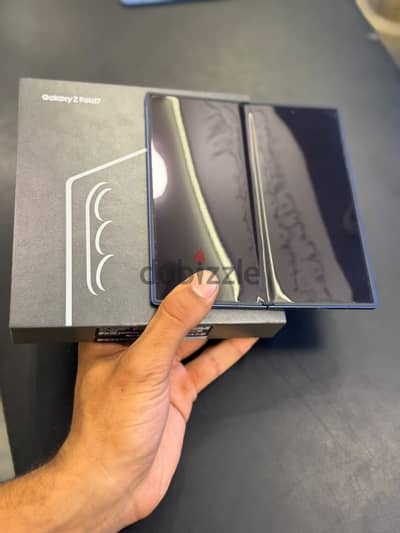 Samsung Galaxy Z Fold 7 256GB Blue - معفي - بالعلبة وكل المشتملات