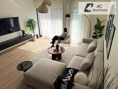 Lowest price rent apartment 144m finished , furnished hotel ready to move open view in lake view 2 residences new cairo fifth settelemnt