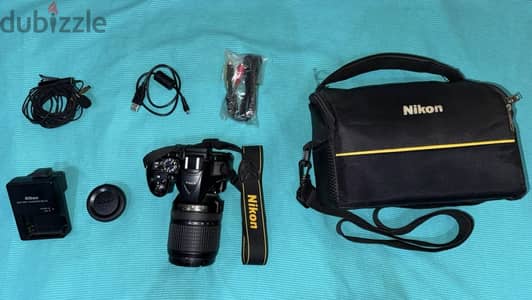 Nikon D5300 DSLR camera + 18-140mm lens and accessories,