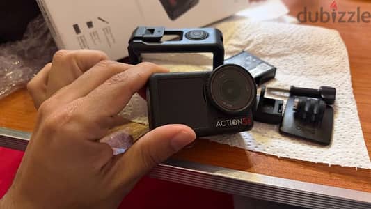 كاميرا  dji osmo action 5 pro  استخدام مرة واحدة فقط