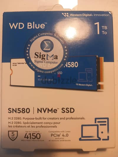 WD Blue 1tb PCIe4 NVMe SSD