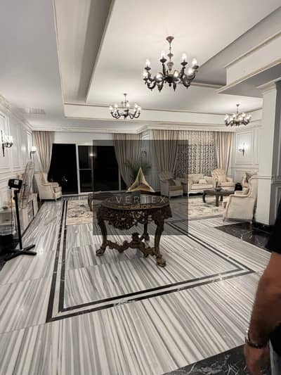 Luxury furnished Town house corner for rent in Compound Katameya dunes New Cairo