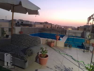 Penthouse in New Cairo delivery now featuring a private swimming pool on the roof