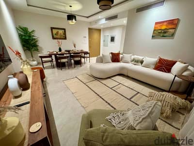 شقة مفروشة للايجار فى ابراج زد ويست الشيخ زايد اول سكن فيو لاند سكيب Furnished Apartment For Rent - Zed West Towers El Sheikh Zayed View Land Scape