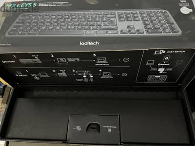 Logitech MX Keys S – Wireless Illuminated Keyboard (Arabic)