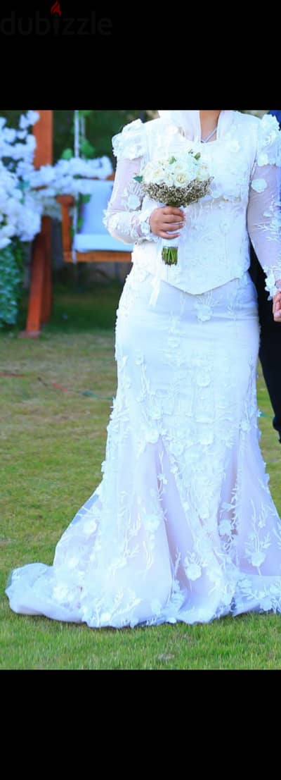 Engagement or katb ketab or simple wedding dress