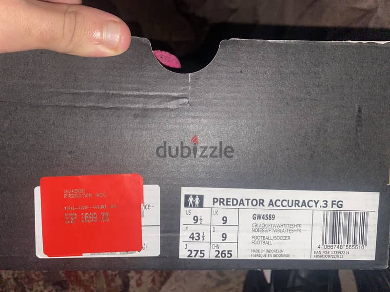 ‏Fg 3 adidas predator accuracy 4