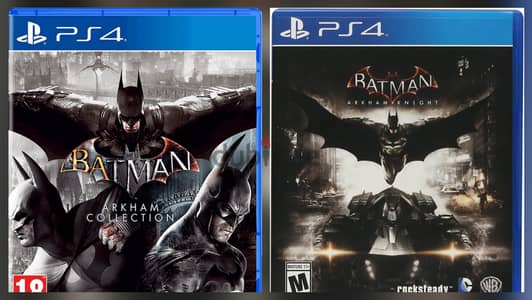 Arkham collection CD  + Arkham knight CD PS4