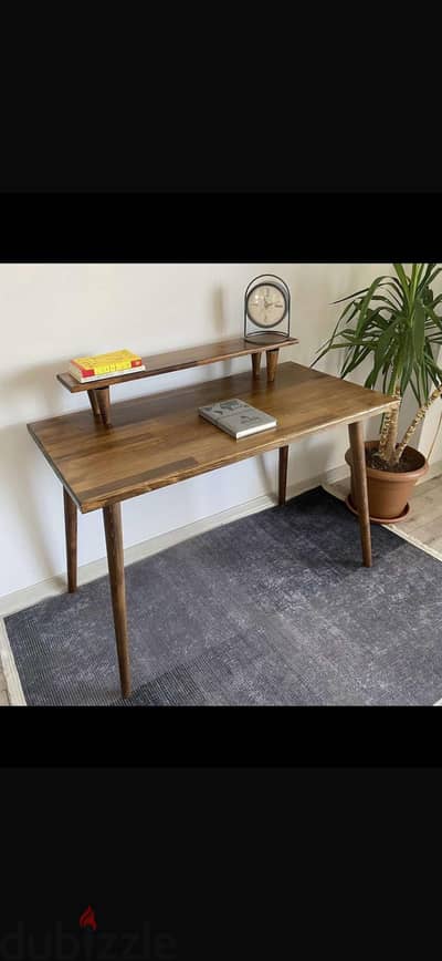 Wooden standing table