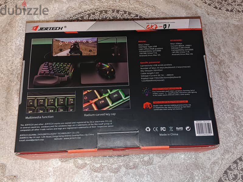 Mini Keyboard & Mouse Jertech 2