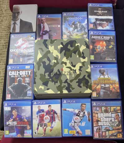 ps4 slim WWII special edition with 13 cd from Kuwait