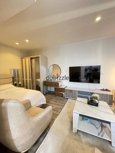 Furnished Studio For rent - Zed West Towers El Sheikh Zayed