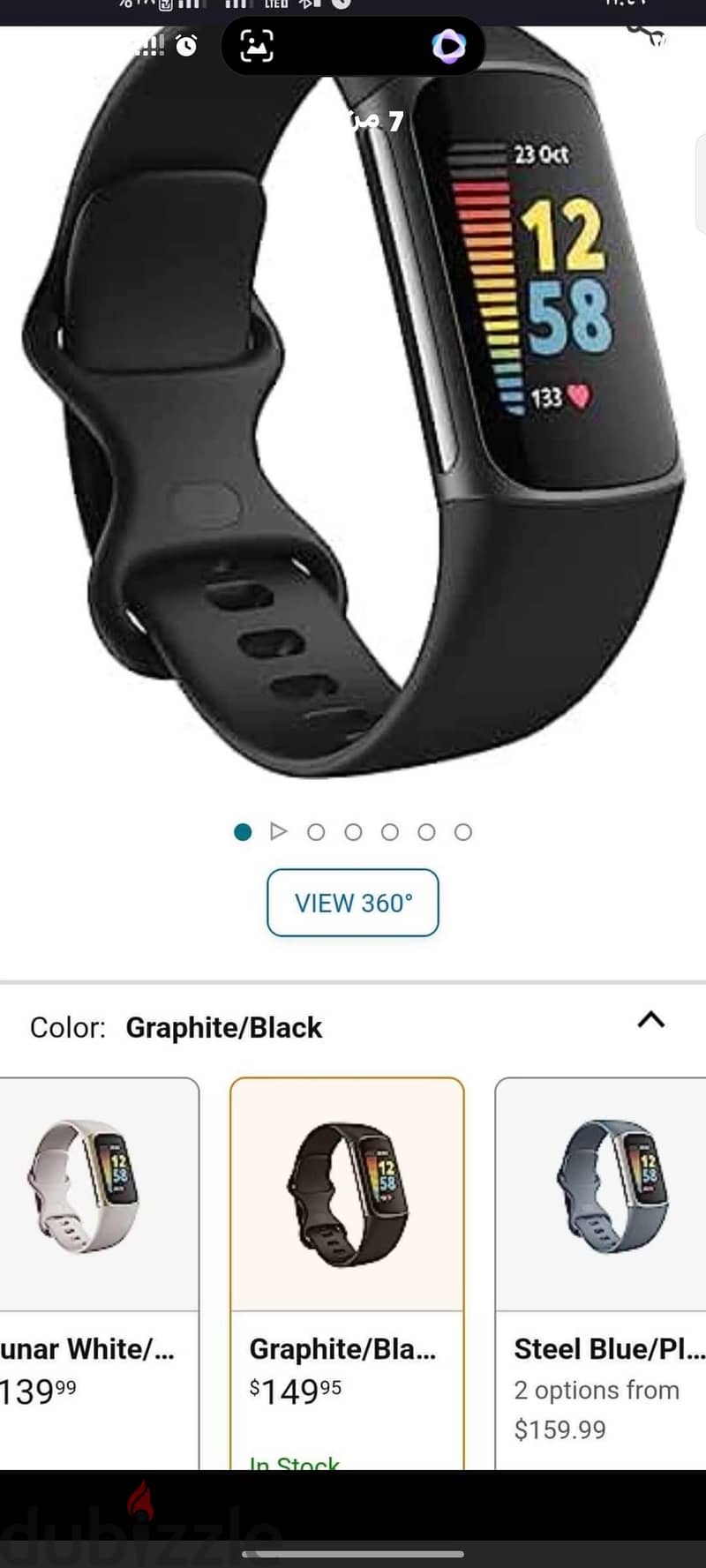 Fitbit charge 5 by  Google Smart watch 3