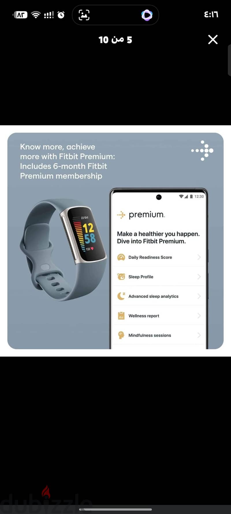 Fitbit charge 5 by  Google Smart watch 6