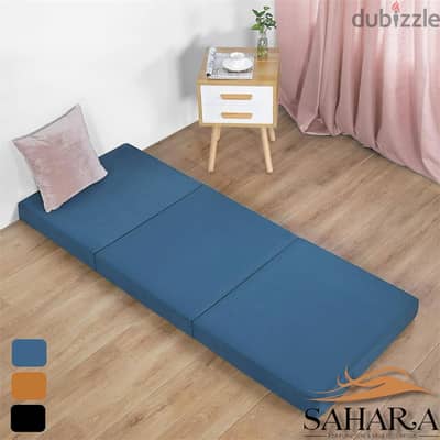 مرتبة أرضية قابلة للطي – سرير إضافي عملي للمنزل والسفر والتخييم