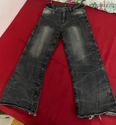 Chertex Navy Baggy Jeans - 32