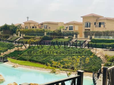Ready to deliver the Biggest type villa for sale overlooking greenery in Stone park New cairo
