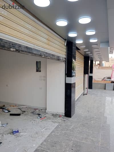 محل للايجار شارع عمومى 80 متر