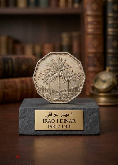 عملة عراقية قديمة 1 دينار (1981 / 1401) بحالة ممتازة