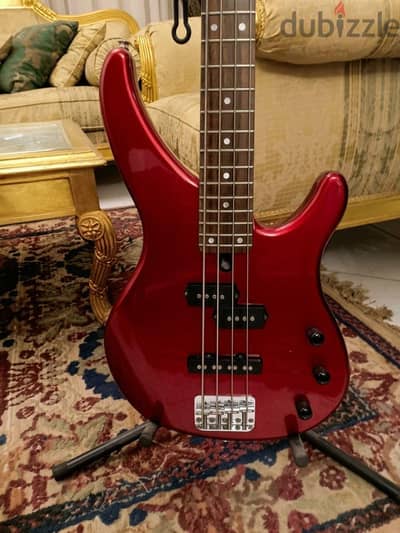 Yamaha TRBX174 4-string Bass Guitar - Red Metallic