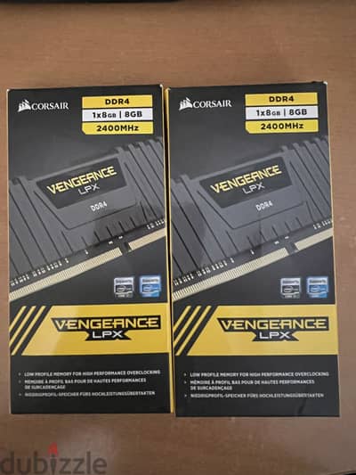 Used Like new Corsair vengeance 2x8 GB DDR4