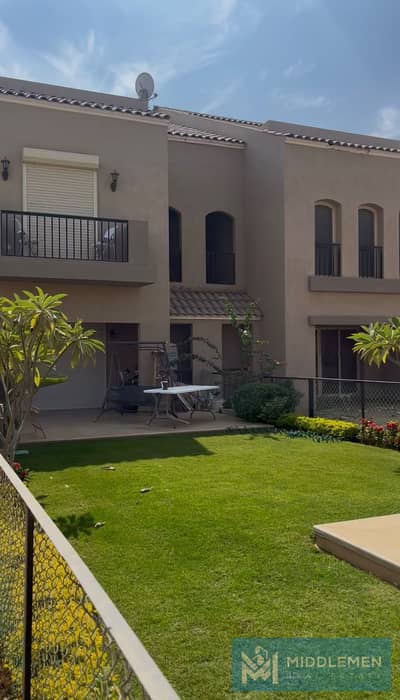 Prime Location-Townhouse 275m With Garden Fully Finished With Acs Ready To Move In Green Square Almostakbal City