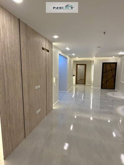 For sale in El Shorouk City: an apartment (210 sqm + 35 sqm garden) located in the Fourth District. The unit features "ultra-super-lux" finishes and a