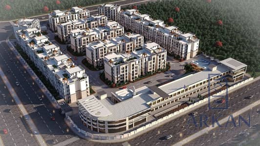 The finest location in October Gardens on Al-Nawadi Street next to Sun Capital, Waisola, and Al-Rehab City
