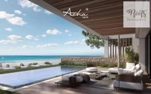 For Sale Fully Finished Chalet, Lagoon View at Azha North Coast.