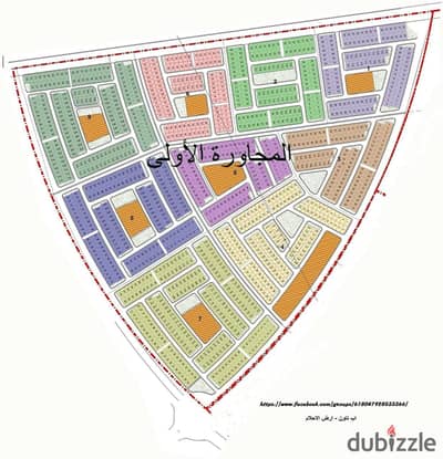 Land for sale in Uptown 6 October, area 622 m