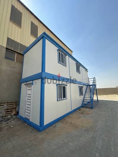 كرفان للبيع دورين متاح تنفيذ جميع المقاسات | Double Floor