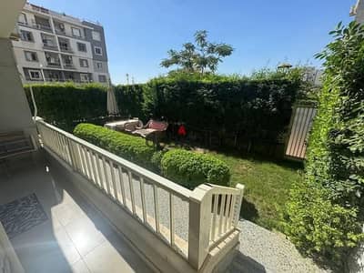 Lowest-priced 2-bedroom ground-floor apartment with a garden, fully finished, and ready for immediate handover, located in the Jayd compound in New Ca