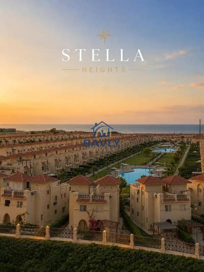 Villa for Sale Ready To Move  in Stella Heights with Garden  Rooftop, Fully Finished, Furnished  Equipped, Prime Location, Beach  Services