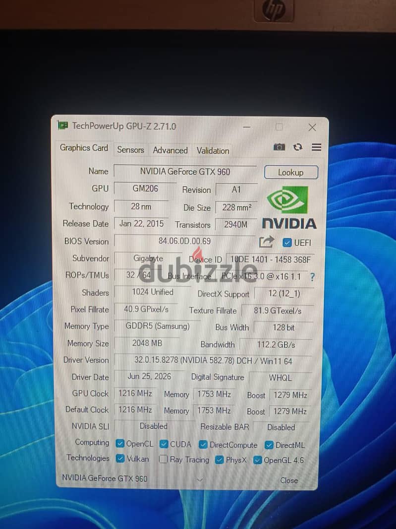 GTX 960 2GB 6