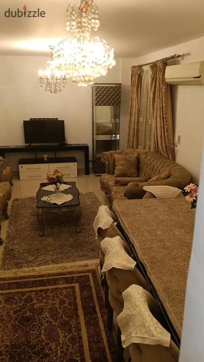 Furnished 135 sqm apartment for rent in Madinaty, B1 – prime location near Services.