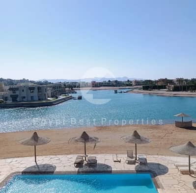 First Lagoon Row 3BR Chalet With New 0% Downpayment Offer At Makadi Bay , Red Sea