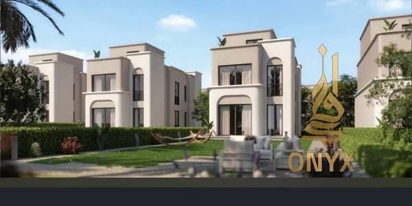 A villa for the price of an apartment in New Heliopolis, near Cairo Festival City Mall, the Suez Road, and Cairo International Airport.