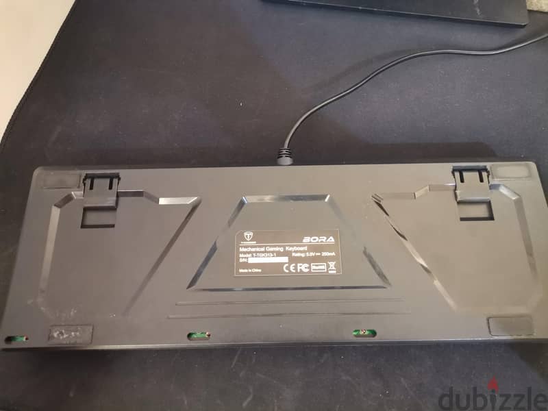 t dagger keyboard 75% red switches 1