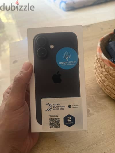 iPhone 16 128GB Black | زيرو متبرشم بضمان سنتين