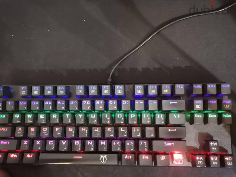 t dagger keyboard 75% red switches 3