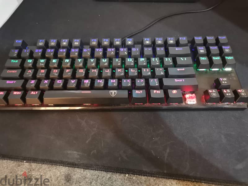 t dagger keyboard 75% red switches 4