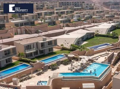 Villa for sale in il monte galal Ain Sukhna first row and ready to move
