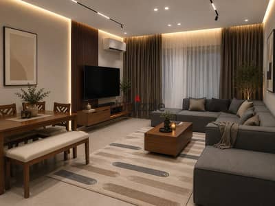Furnished Apartment for Rent in Janna 4 Compound | First Residence | All Rooms with a View